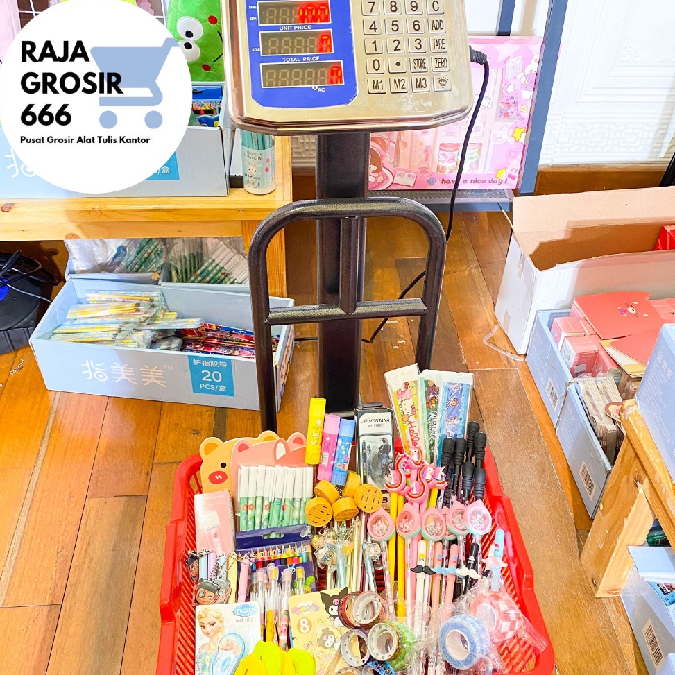 

Rajagrosir PAKET ALAT TULIS 1000 GRAM atau 1 KG Stationery 706ud