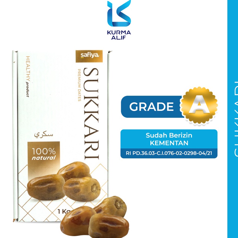 

KODE GII531 Kurma Sukari Kurma Raja 1 kg Basah Lembut Premium