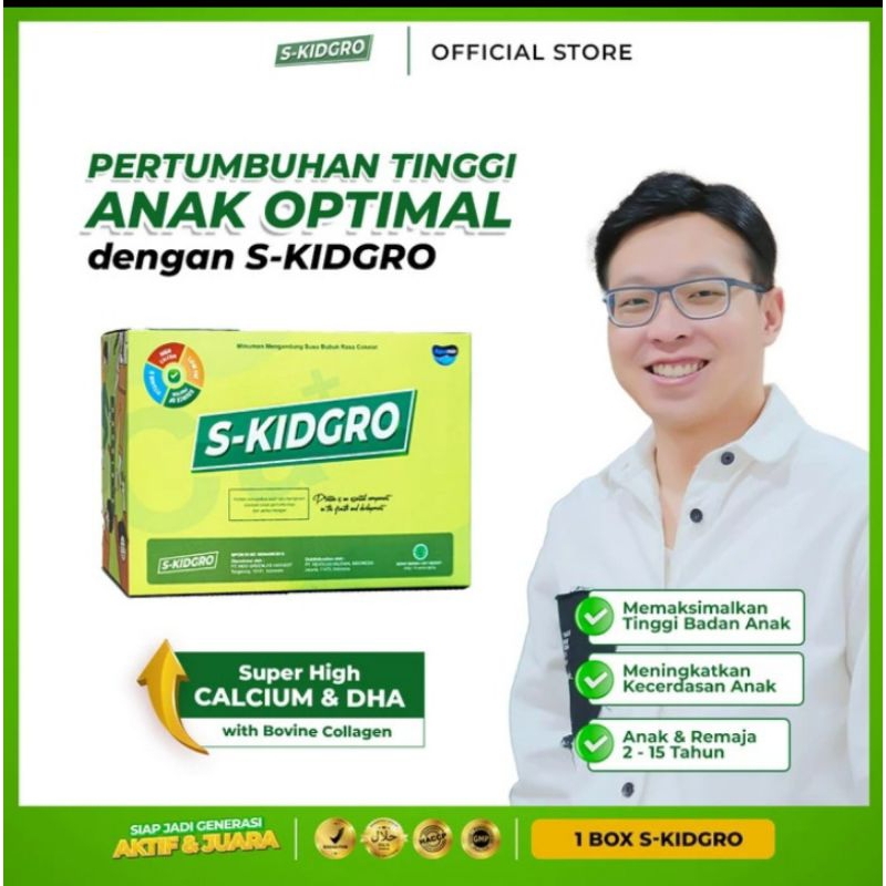 

S KIDGRO susu peninggi badan anak remaja