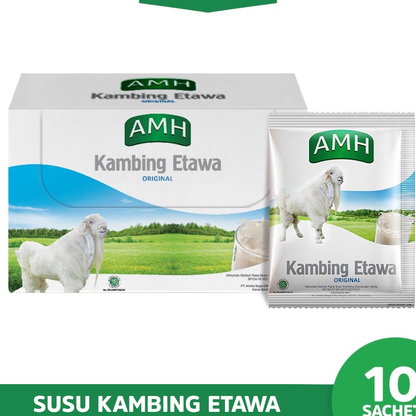 

TIPE TYR587 AMH Susu Kambing Etawa Variant Original Box (10 sachet)