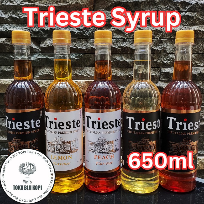 

[♜C38&] Trieste Syrup Flavoured Sirup - 650 ml Bring it Now