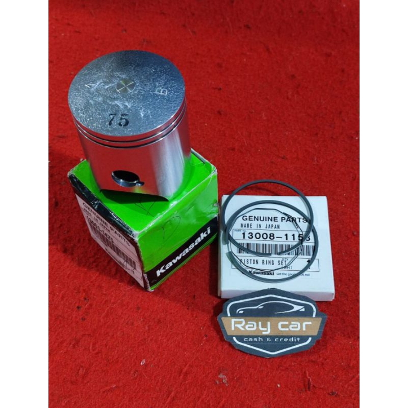 PISTON SET RING SEHER B75 NINJA R RR ORIGINAL KAWASAKI