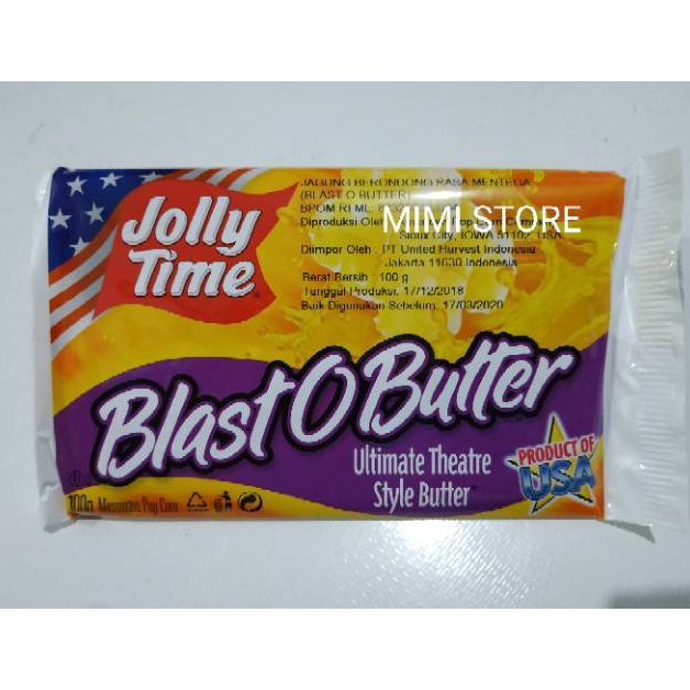 

Terk!ni POP CORN JOLLY TIME BLAST O BUTTER Murah