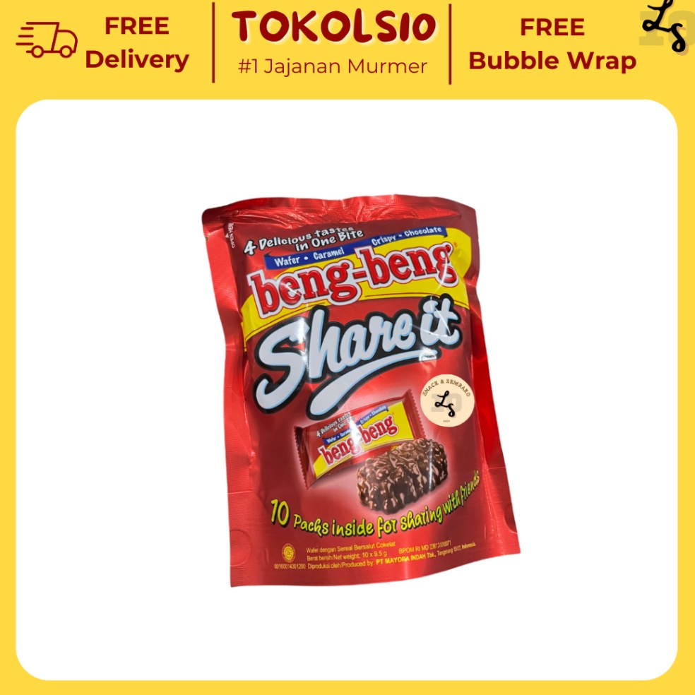 

FD97 Beng Beng Share It 1 Pack Isi 10 pcs @9.5gr ➳Diskon