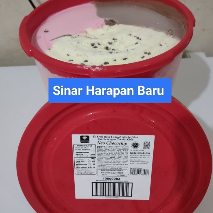

KODE OEM668 ICE CREAM 8 LITER DIAMOND NEOPOLITAN 3 RASA