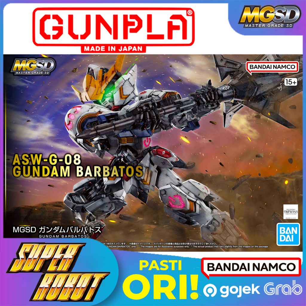 𝗕𝗔𝗡𝗗𝗔𝗜 MGSD Gundam Barbatos - MG SD Master Grade Super Deformed
