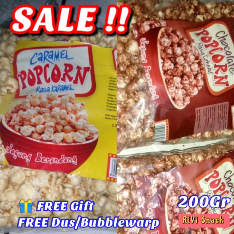 

[PROMO] POPCORN JAGUNG SPECIAL 200GR / POPCORN BRONDONG KEKINIAN ENAK MURAH 61