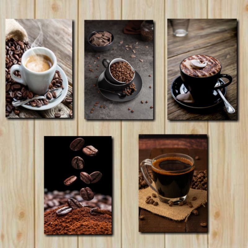 POSTER/WALLDECOR/HIASAN DINDING PAPAN MDF COFFEE