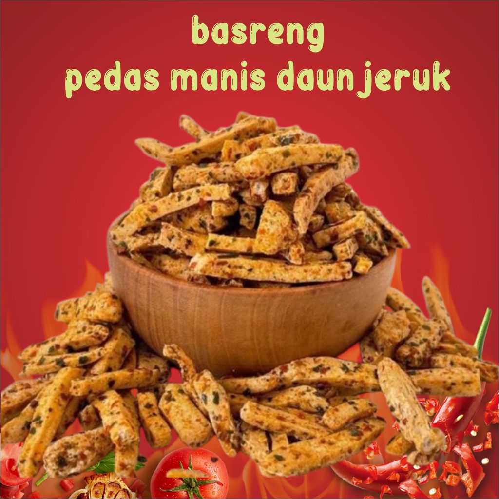 

Basreng pedas manis daun jeruk 55 gram