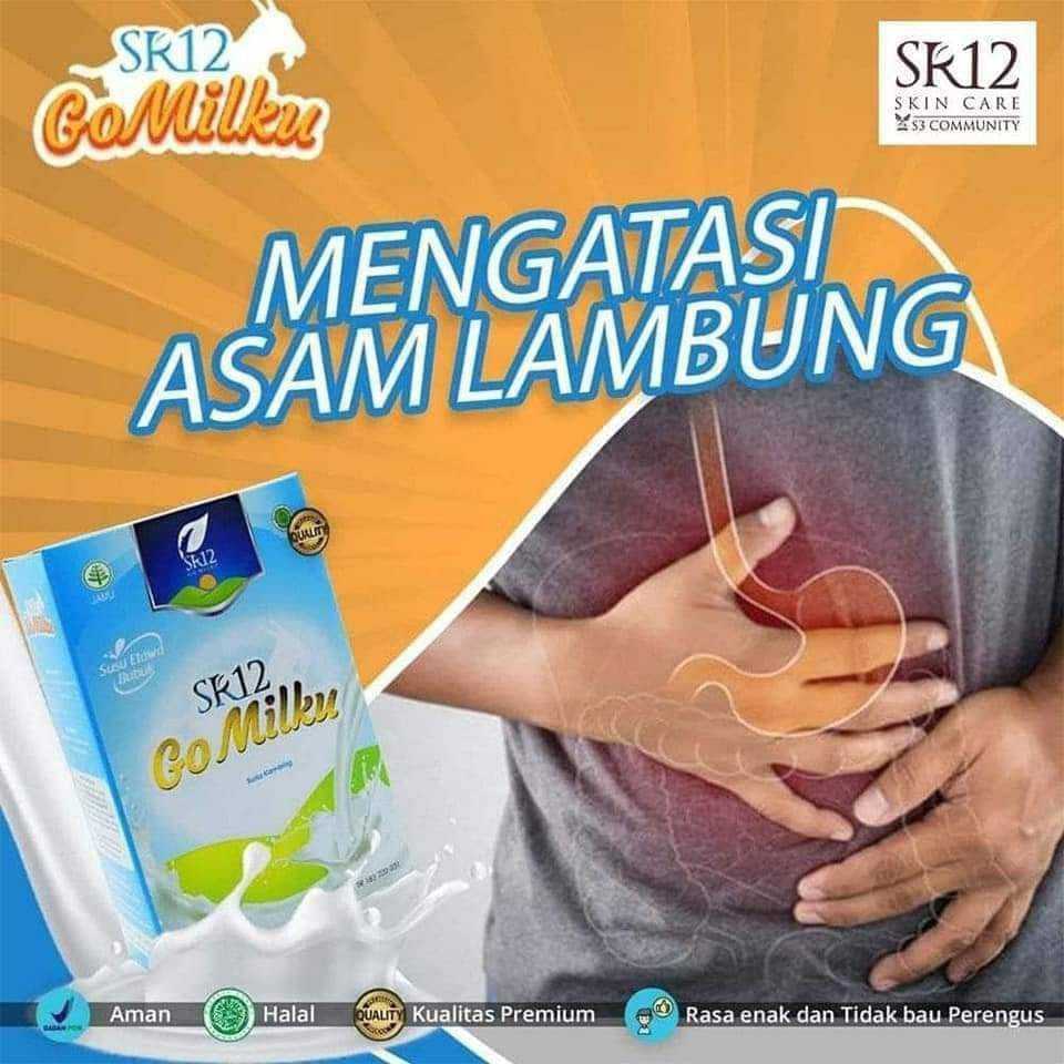 

GOMILKU SR12 SUSU KAMBING ETAWA HALAL BPOM MENGATASI ASAM LAMBUNG AMPUH