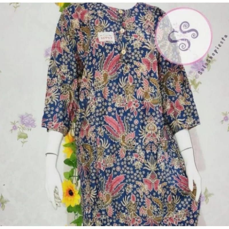 DASTER LENGAN 3/4 KUM KENCANA UNGU