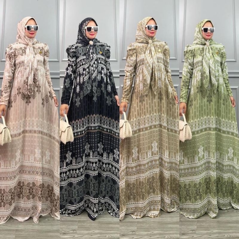 GAMIS FAMOUS KERUDUNG BAHAN CRUTY