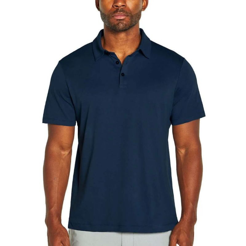 Kaos Kerah Banana Republic Luxe Touch Performance Polo Shirt Navy