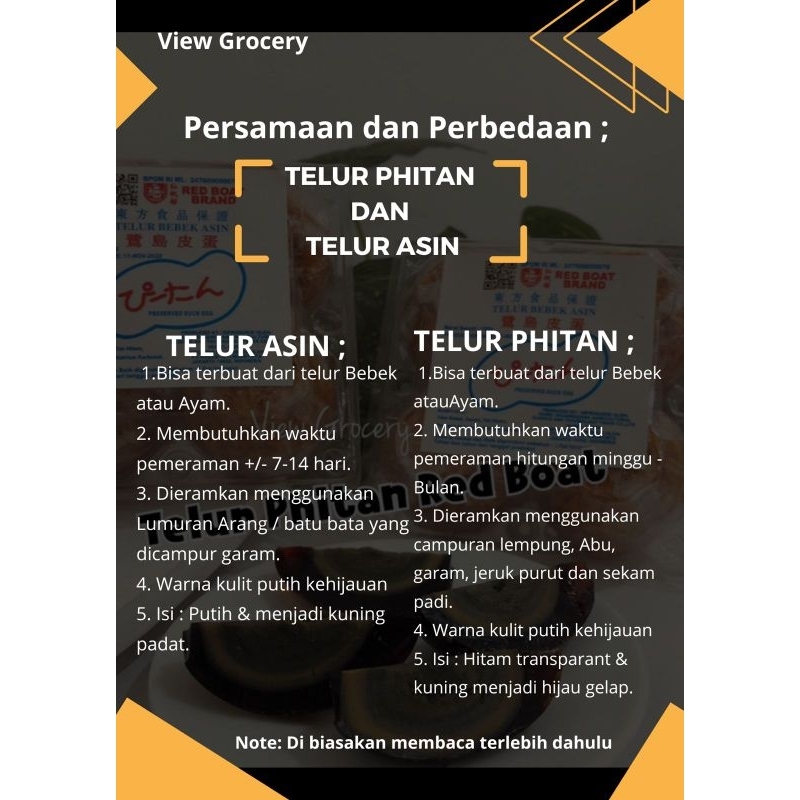 

RB Telur Phitan / Pidan / Telur Bebek Pitan / Century Egg