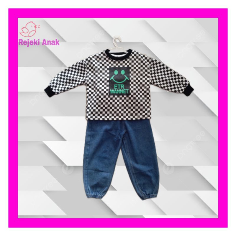 SETELAN SMILE WARNET ANAK