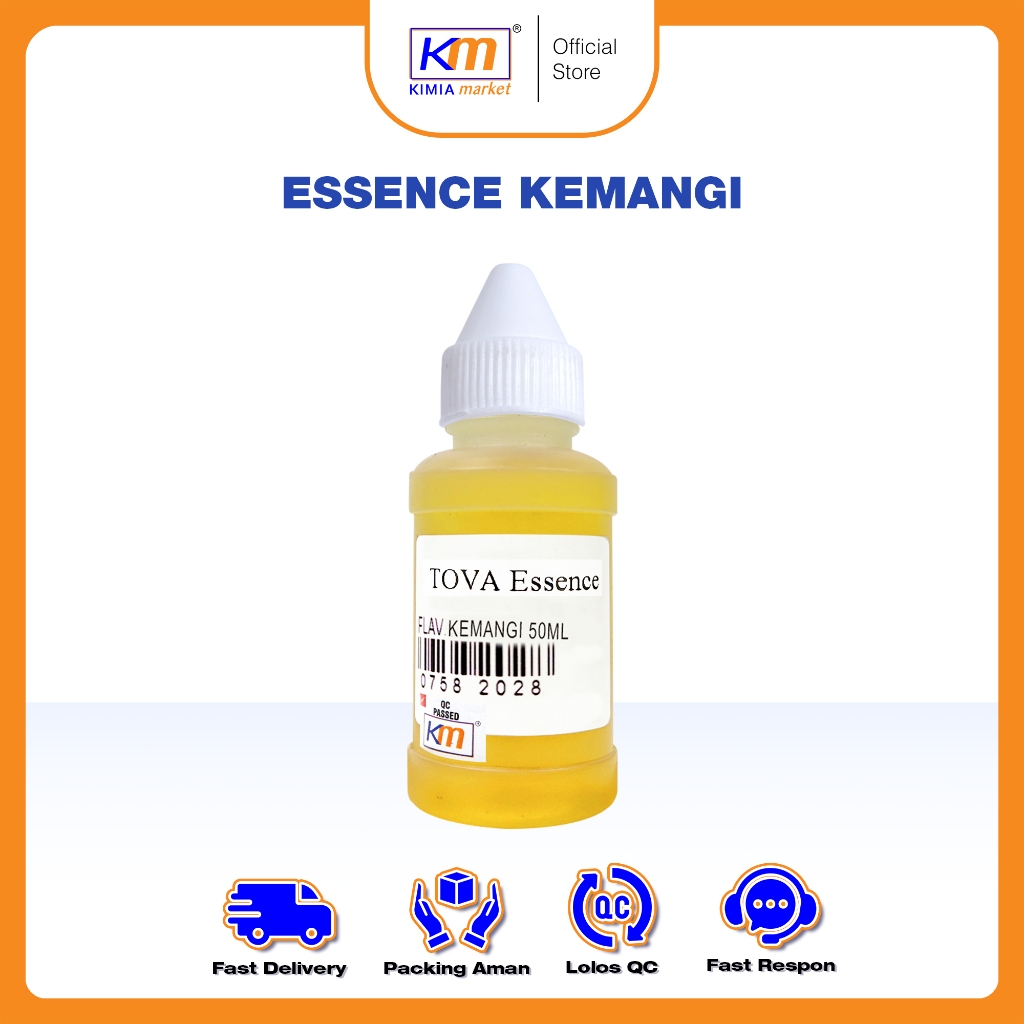 

Essence Makanan / Minuman TOVA flavor Kemangi 50ml Perisa Makanan / Penambah Aroma Cair / Perisa Cair Kemangi/ Essen Kemangi Makanan/Minuman