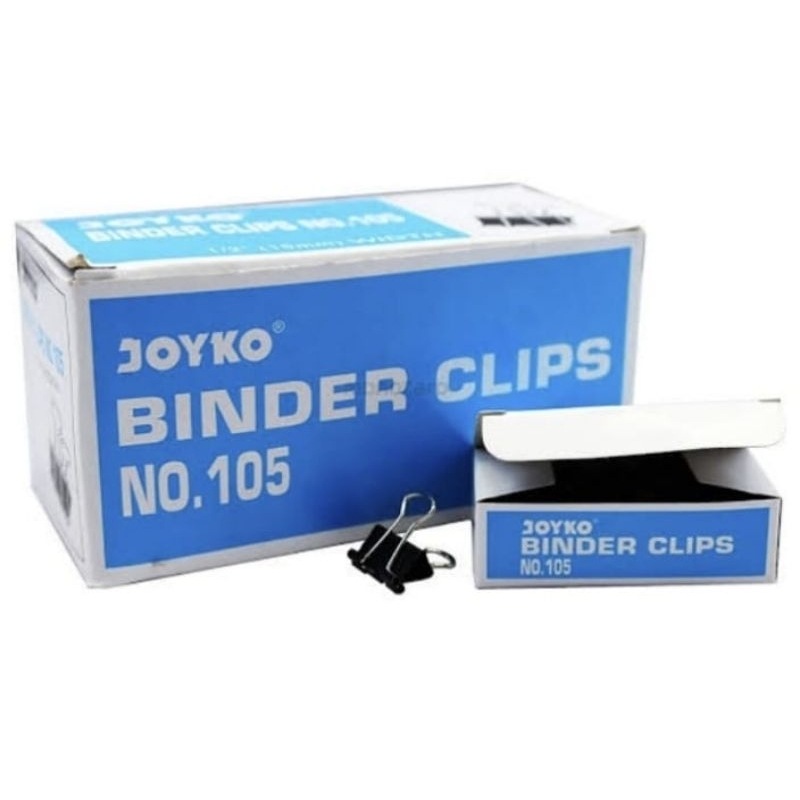 

BINDER CLIP (PENJEPIT) NO.105 JOYKO 1/2 INCHI (15MM) WIDTH
