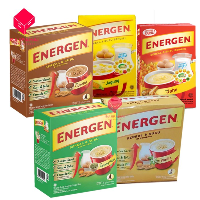 

Energen Sereal Kemasan Box Isi 5 sachet