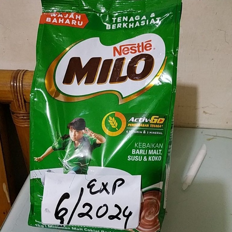 

VBFYP Milo Active go 1kg malaysia / 1+100gram 60