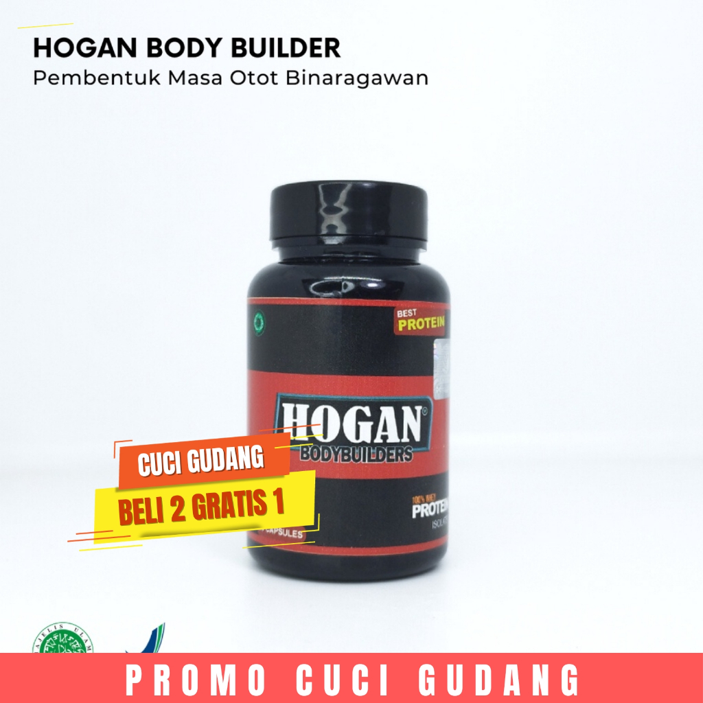 Hogan 60 Kapsul Suplemen Pembentukan Otot Kapsul Obat perut buncit pria, suplement pembentukan otot