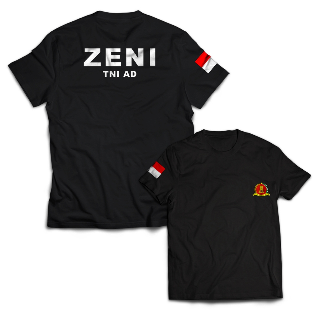Kaos Pria PUSZIAD ZENI TNI AD Dewasa Baju Atasan Unisex PakeKaos