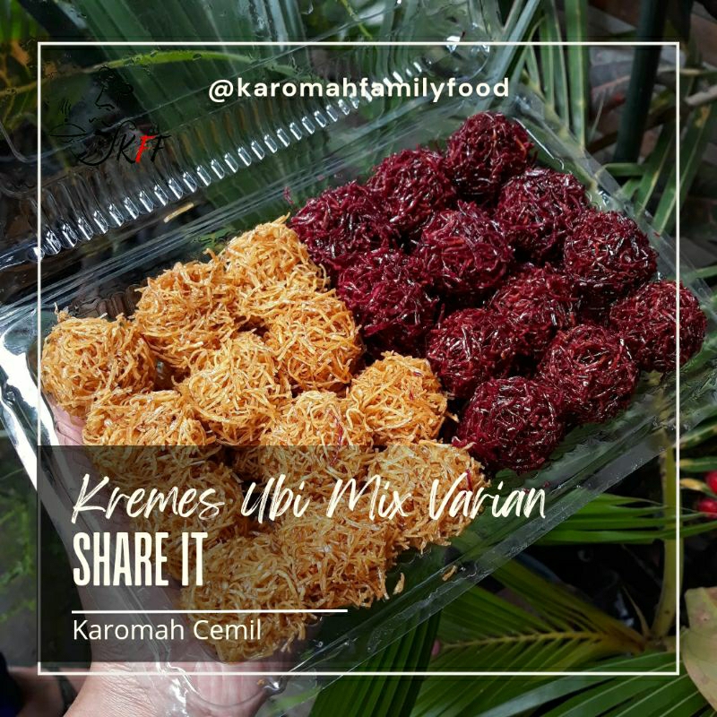 

《KFF》Kremes Ubi Manis Mix Varian Share It Isi 42 / Grubi