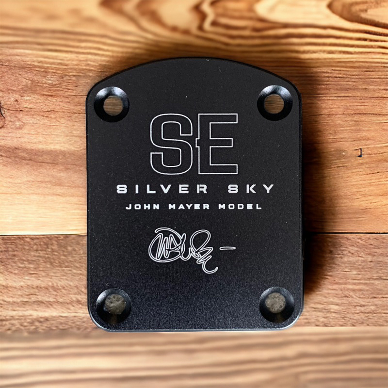neck plate gitar PRS john mayer silver sky original