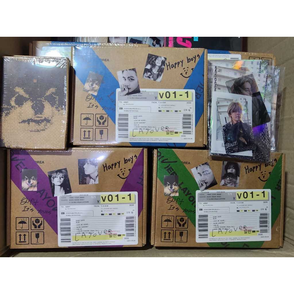 [READY STOCK] ALBUM V LAYOVER WEVERSE