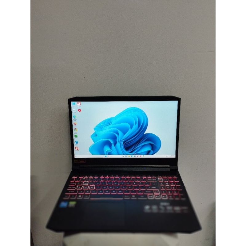 laptop gaming Acer nitro5 core i5 gen11 RTX 3050 Gb