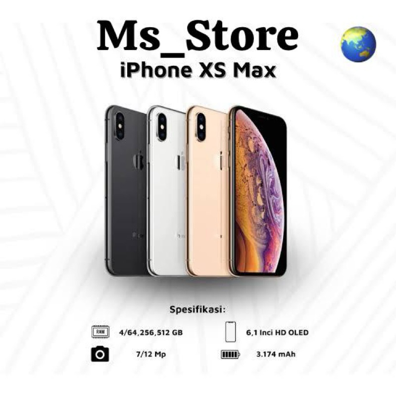 iphone Xs Max iBox Resmi Second