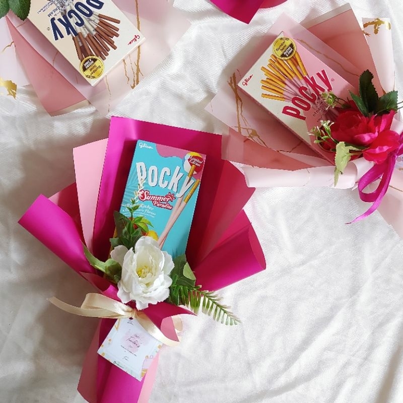 BUKET SNACK POCKY MINI BUKET HARI GURU BUKET WISUDA