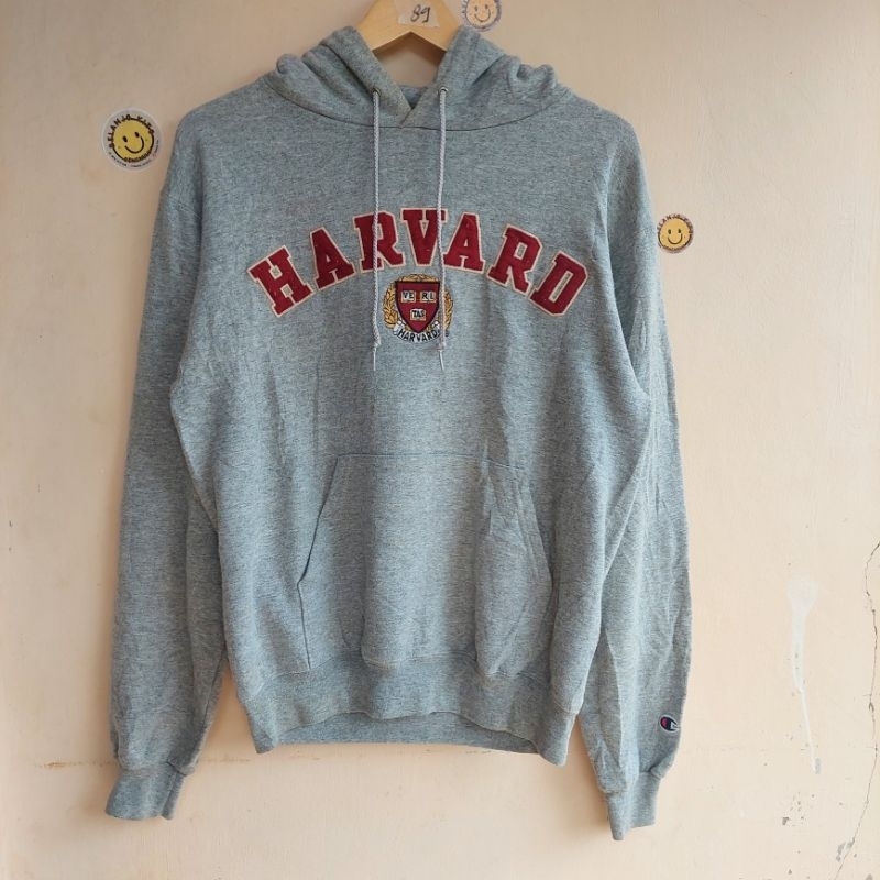 hoodie champion harvard bekas second stm