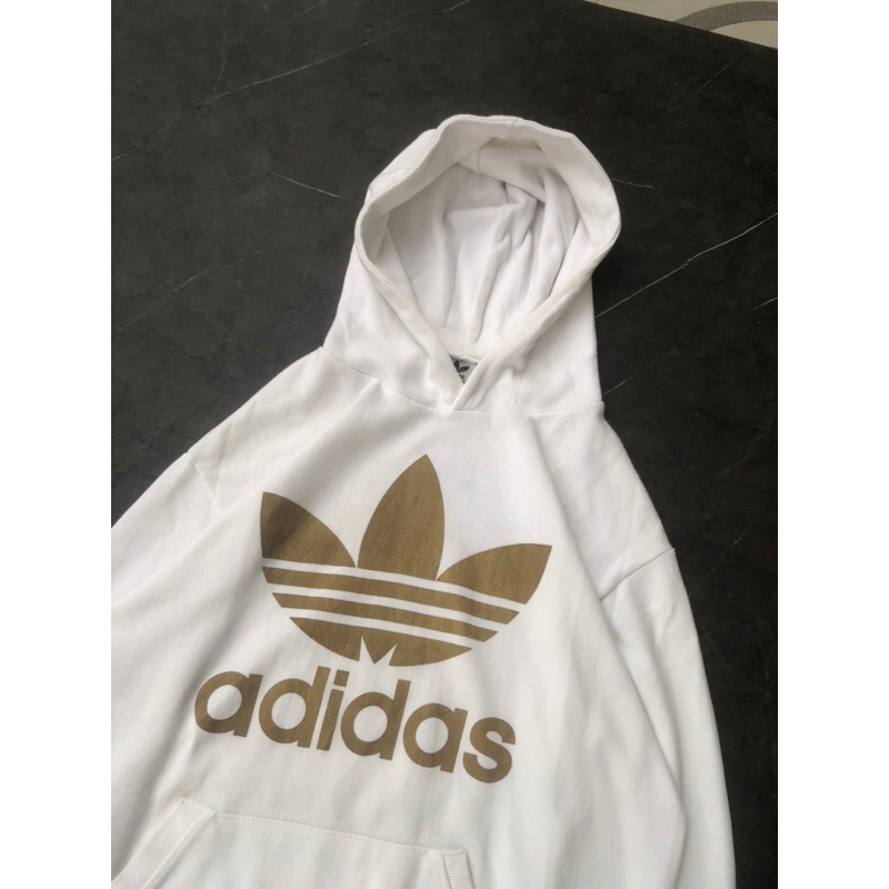 Hoodie Adidas Big logo gold