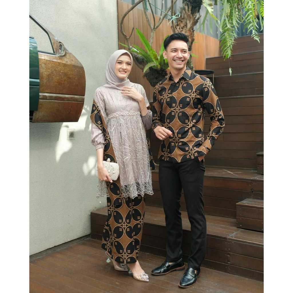 ALYSA BATIK {NEW ARRIVAL} MAHESWARI KEBAYA COUPLE BATIK MODERN - KEBAYA TUNIK OUTFIT KONDANGAN KEKIN