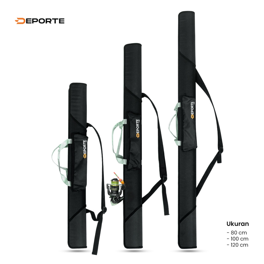 Deporte Tas Joran Pancing PARANA Hardcase Slempang Anti Air Ukuran 80 100 120 Cm