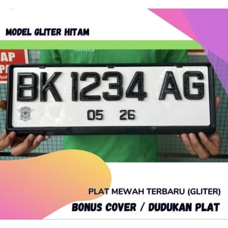 PLAT BK MOBIL HITAM GITER SINGAPURE.