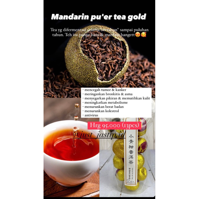 

Mandarin pu'er tea gold Cheng Woh (PO PENANG)