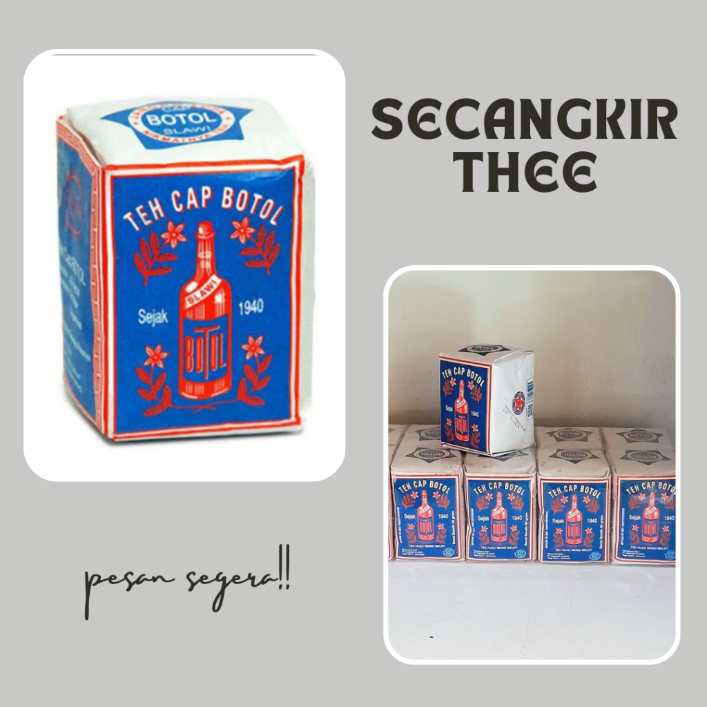 

TEH CAP BOTOL BIRU TUBRUK MELATI 40 GRAM 1 SLOP
