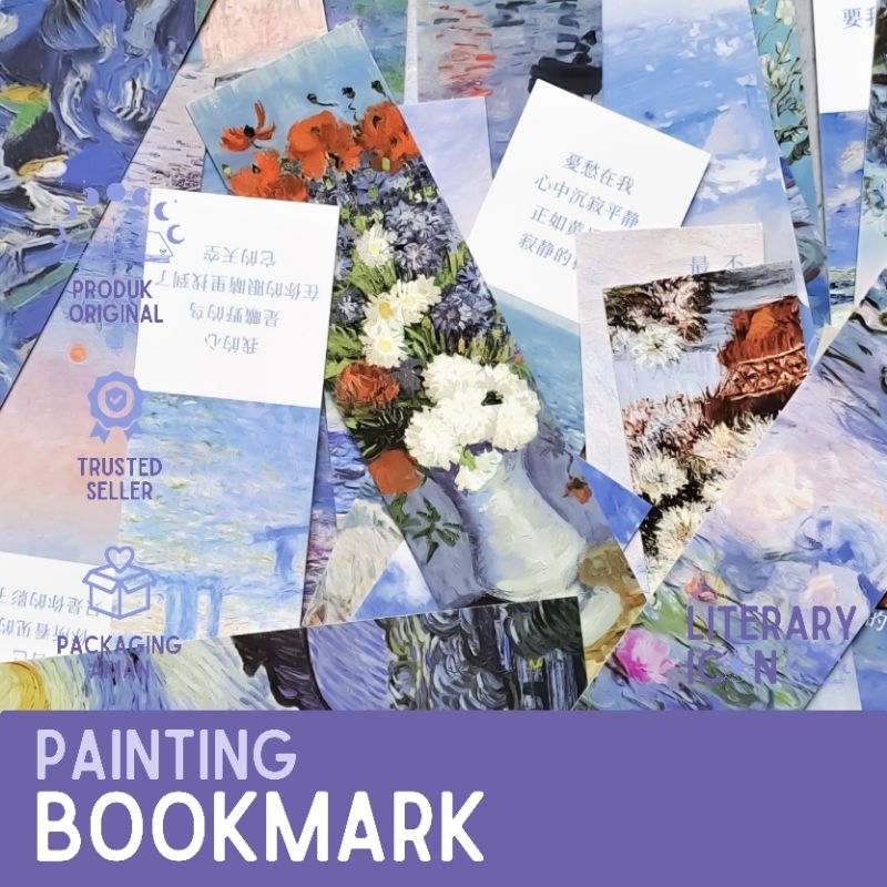 

Bookmark Paper - Pembatas Buku - Painting Style