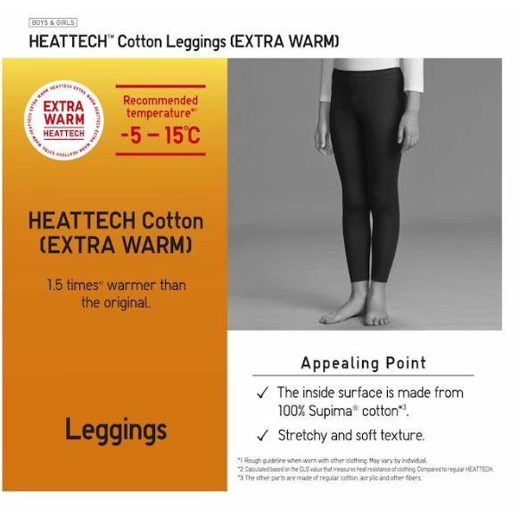 LEGGING HEATTECH EXTRA WARM UNIQLO ANAK LONGJOHN ANAK UNIQLO HEATTECH EKSTRA WARM