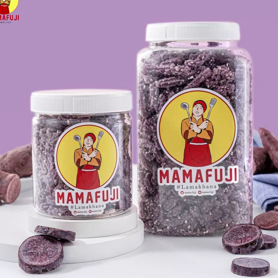 

KRTK6161 5.5 COD Mamafuji - Kue Akar Rasa Ubi Ungu (Taro) 850gr