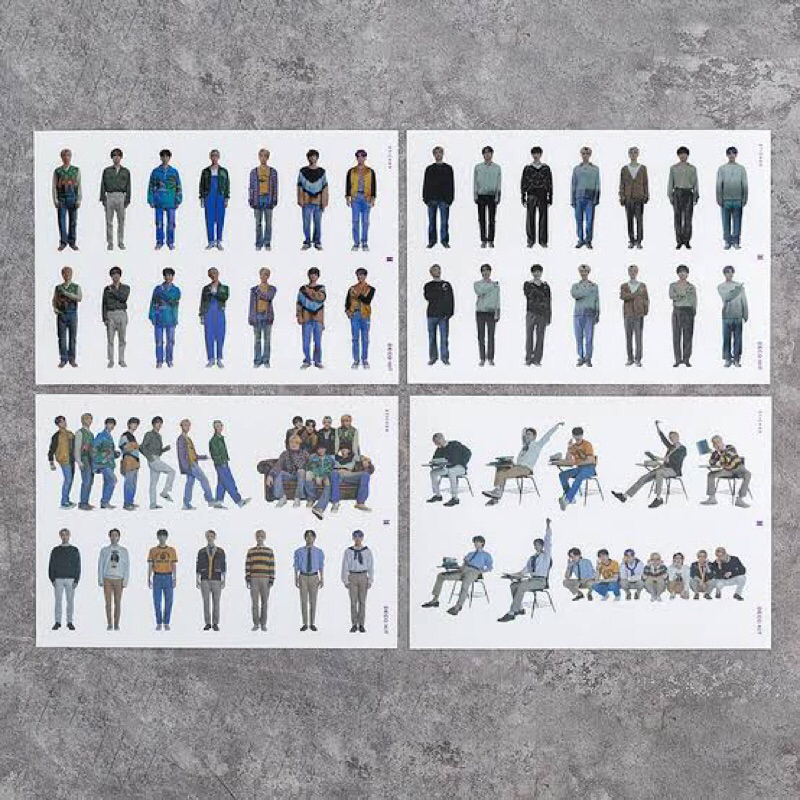 [ BTS DECO KIT ]Stiker DecoKit Edition member BTS Official