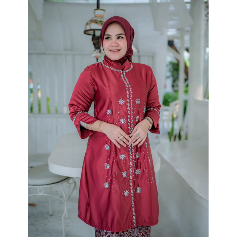 Ghazza Collection - New Kebaya Kurung Payet Terbaru - Kebaya Baju kurung Modern - Kebaya Modern - Ke