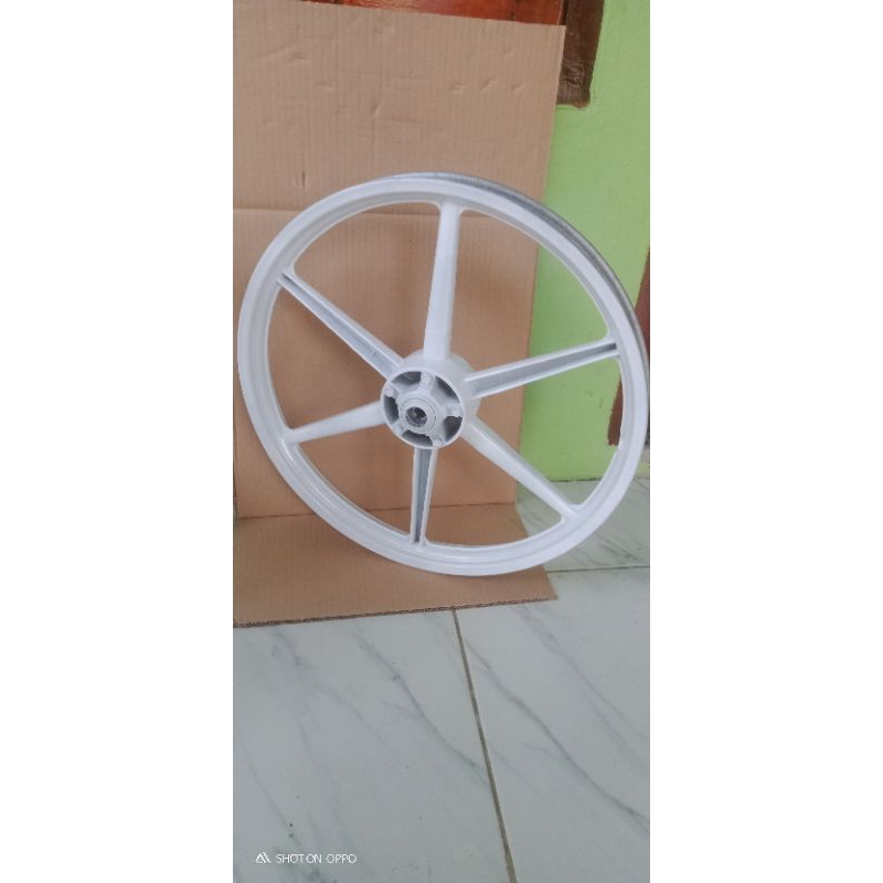 velg pelek racing depan Honda Supra x lama copotan