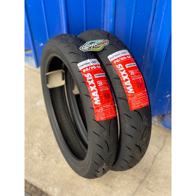 BAN LUAR MAXXIS VICTRA S98 R14 R17 60/80 70/80 80/80 80/90 90/80 110/70 RING 14 RING 17