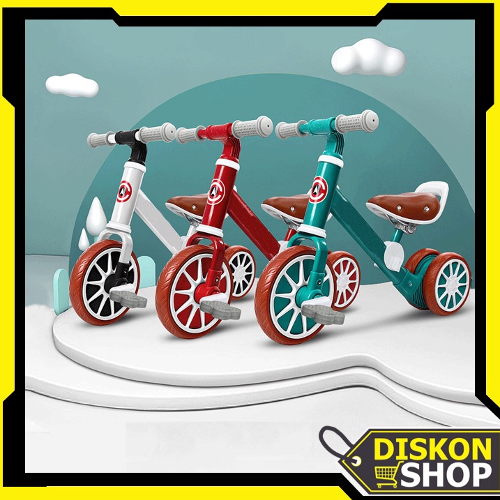 TERLARIS Diskon Shop - 5627 Sepeda Anak Roda 3 / Mainan Sepeda Motion Bike / Sepeda Anak / Sepeda Ke