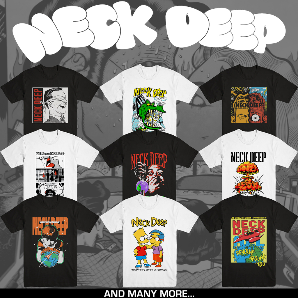 NECK DEEP | T-SHIRT BAND | POP PUNK | MERCHANDISE