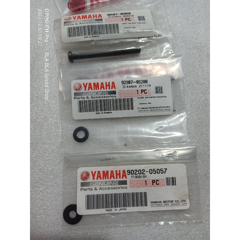 Baut ring box tutup saringan udara rx king rxking asli ori original YGP.