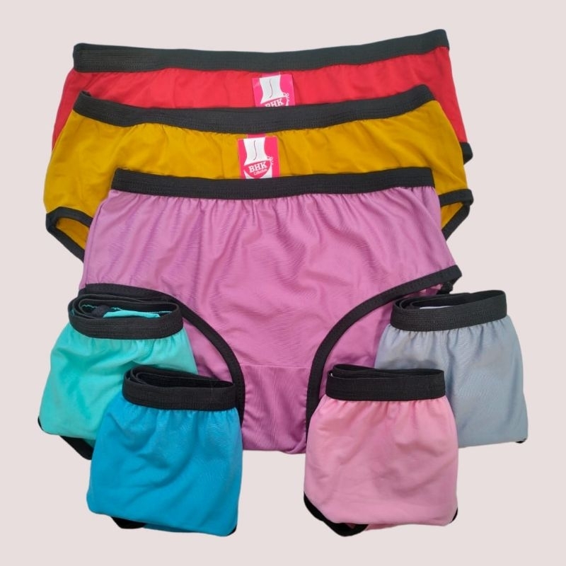 CD JERSEY WANITA PINGGIRAN HITAM WARNA WARNI CERAH