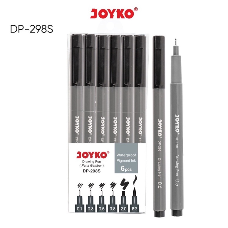 

[Miliki Segera] (PERSET)Drawing Pen Pena Gambar Joyko DP-298S ETB
